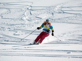 Skier on Cairngorm